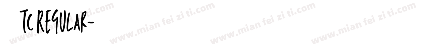 更紗黑體 TC Regular字体转换